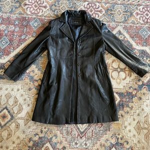 Vintage Leather Trench